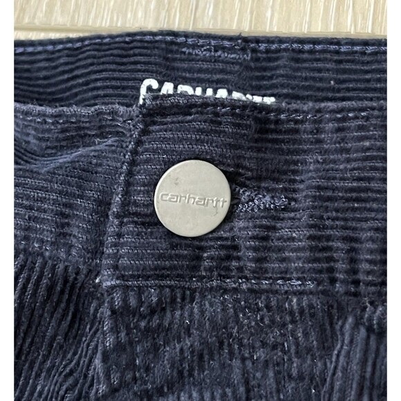 Carhartt WIP Klondike Pant Navy Blue Corduroy Mens Size 29x32 - Picture 3 of 9